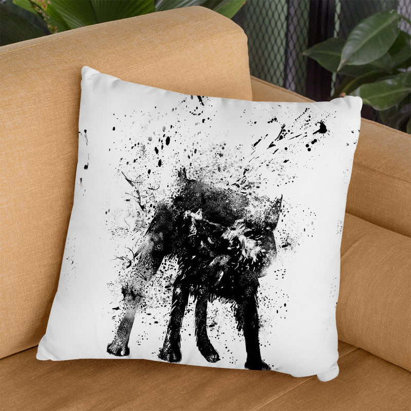 Wetdog Throw Pillow By Balazs Solti