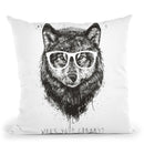 Whos Your Granny Black Throw Pillow By Balazs Solti