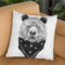 Wild Bear Throw Pillow By Balazs Solti