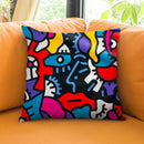 Abstract Love Throw Pillow By Billy The Artist