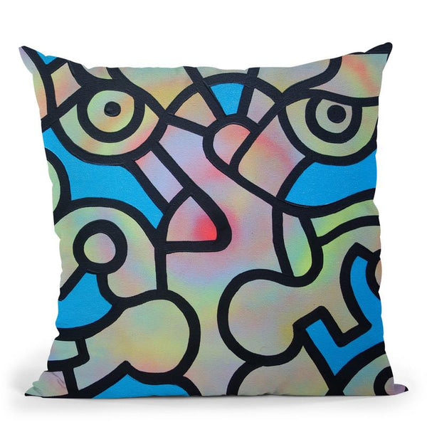 Autumn Kiss Throw Pillow By Billy The Artist