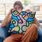 Autumn Kiss Throw Pillow By Billy The Artist