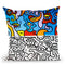 Contrast Throw Pillow By Billy The Artist