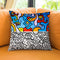 Contrast Throw Pillow By Billy The Artist