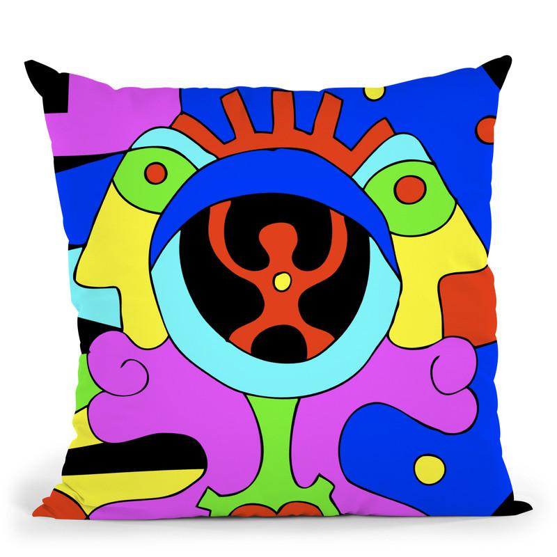 Create I Throw Pillow By Billy The Artist