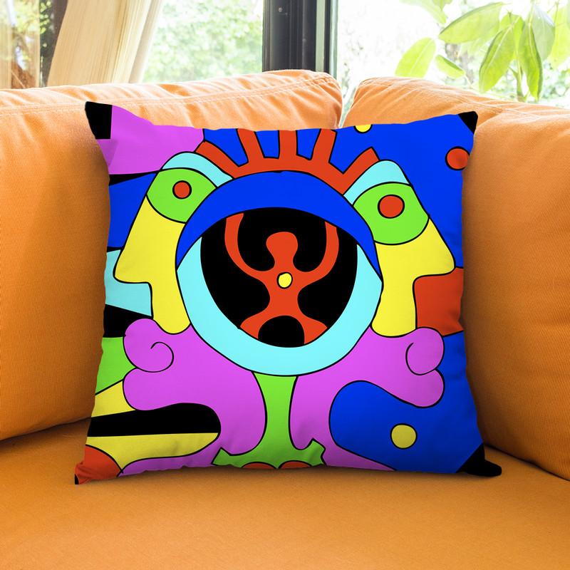 Create I Throw Pillow By Billy The Artist