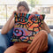 John And Sally Throw Pillow By Billy The Artist