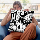 Looking Around Throw Pillow By Billy The Artist