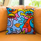 Mardi Gras Throw Pillow By Billy The Artist