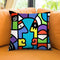 Meeting In The Middle Throw Pillow By Billy The Artist