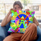Peace Throw Pillow By Billy The Artist