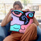 The Couple Throw Pillow By Billy The Artist