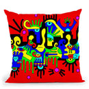 The Floating City Throw Pillow By Billy The Artist