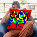 The Floating City Throw Pillow By Billy The Artist