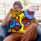 The Lady Throw Pillow By Billy The Artist