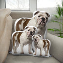 Personalized Bulldog Pillow