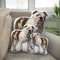 Personalized Bulldog Pillow