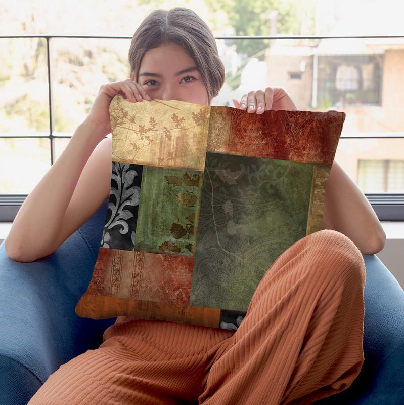 Colette I Throw Pillow By Color Bakery