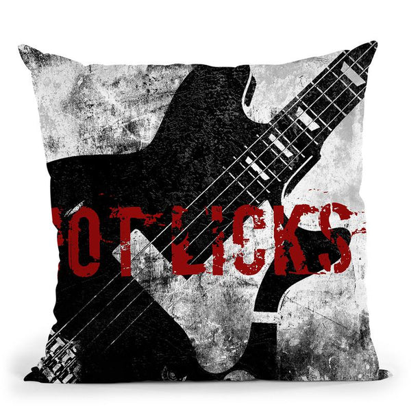 Rock N Roll I Throw Pillow By Color Bakery