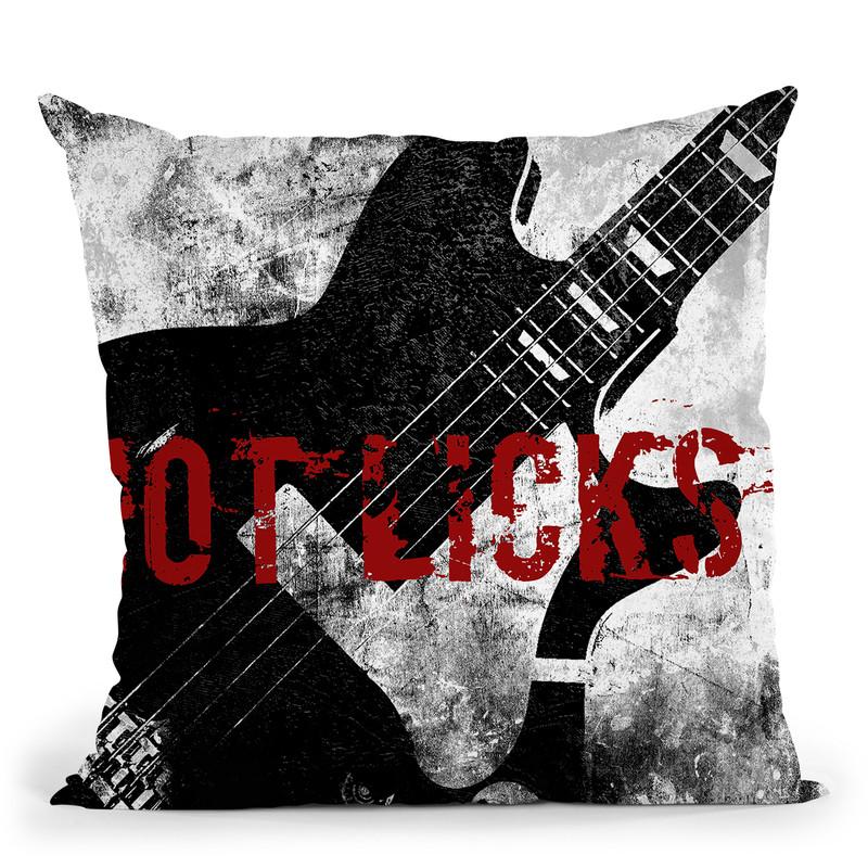 Rock N Roll I Throw Pillow By Color Bakery