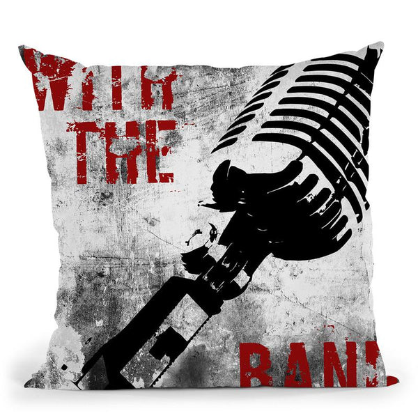 Rock N Roll Iv Throw Pillow By Color Bakery