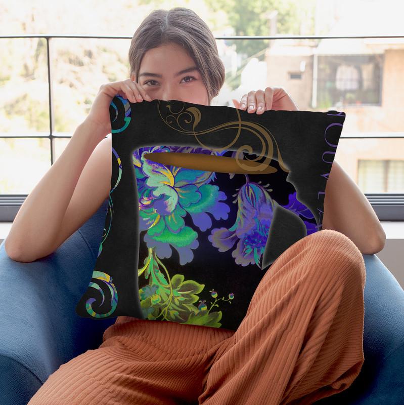 Nouveau Cafe Ii Throw Pillow By Color Bakery