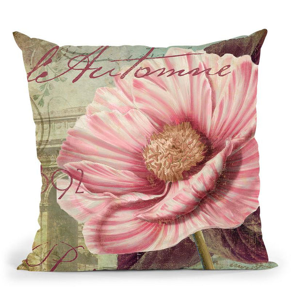 Saisons I Throw Pillow By Color Bakery