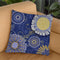 Daisy Darlings - Blue Throw Pillow By Color Bakery