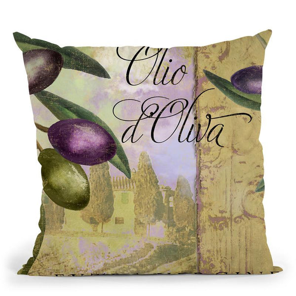 Toscana Ii Throw Pillow By Color Bakery