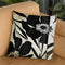 Floral Jungle Lines Ii Throw Pillow By Color Bakery