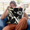 Floral Jungle Lines Ii Throw Pillow By Color Bakery