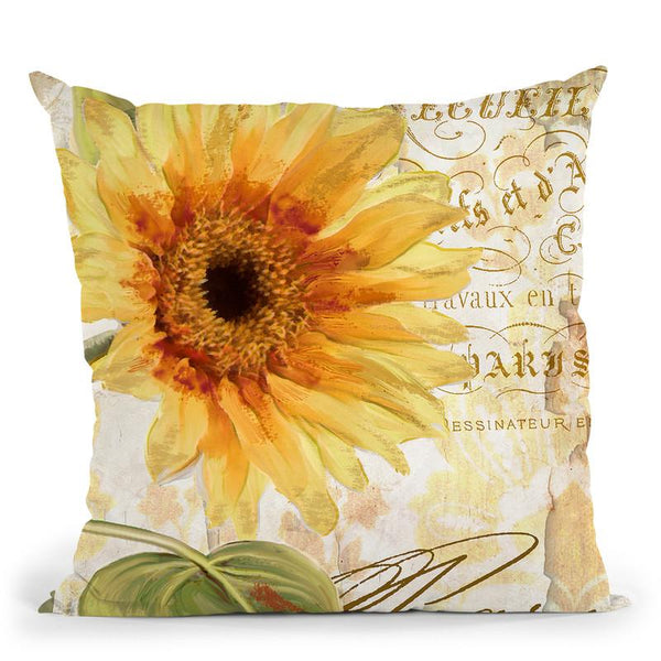 Ete I Throw Pillow By Color Bakery