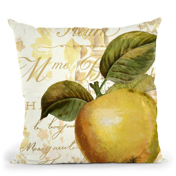 Cafe DÕOr I Throw Pillow By Color Bakery