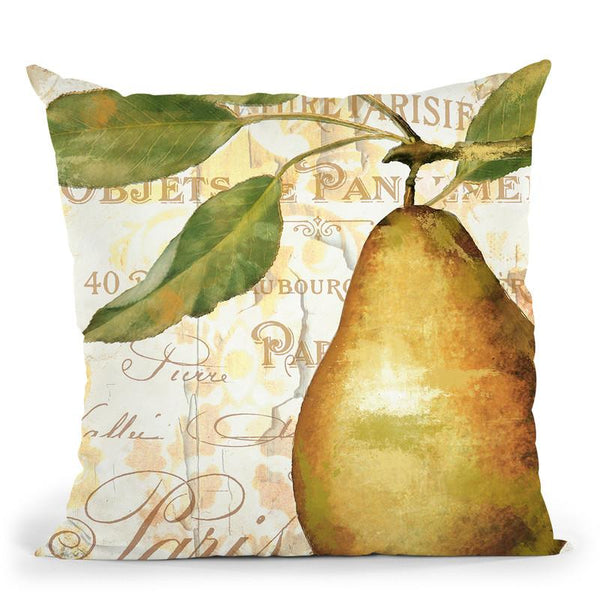Cafe DÕOr Vi Throw Pillow By Color Bakery