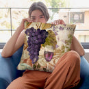 Wine Country Iii Throw Pillow By Color Bakery