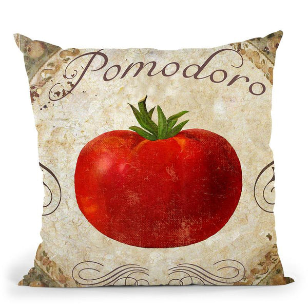 Mangia Ii Throw Pillow By Color Bakery