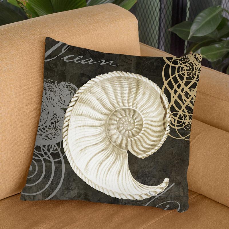 Cocoa Beach I Throw Pillow By Color Bakery