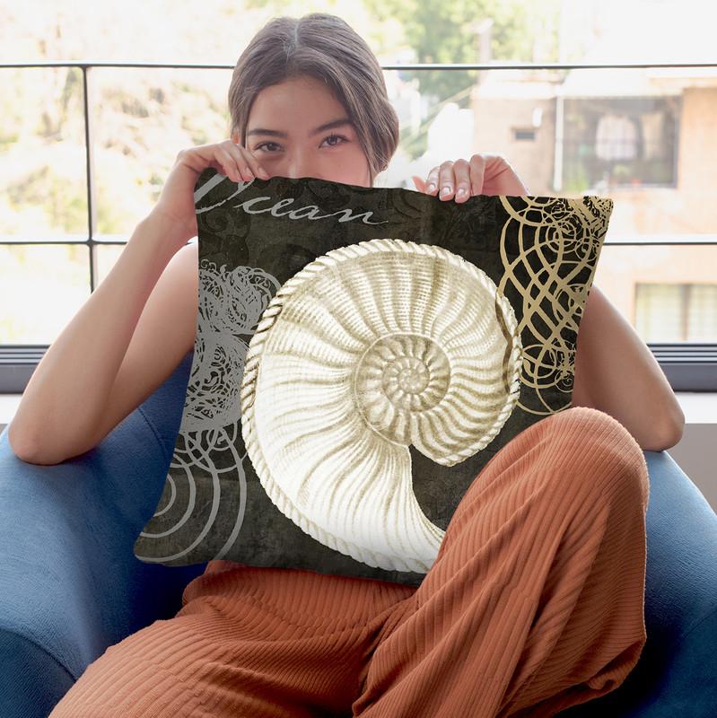 Cocoa Beach I Throw Pillow By Color Bakery