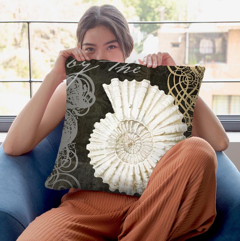 Cocoa Beach Ii Throw Pillow By Color Bakery