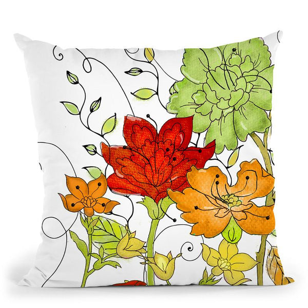 Aria I Throw Pillow By Color Bakery