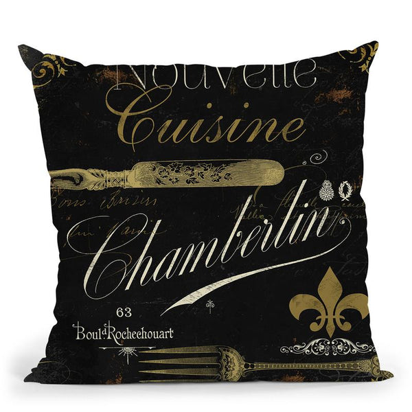 La Cuisine Iv Throw Pillow By Color Bakery
