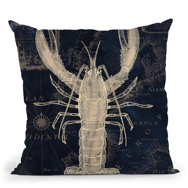 Maritime Blues Ii Throw Pillow By Color Bakery