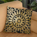 Moroccan Gold Iii Throw Pillow By Color Bakery