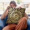 Moroccan Gold Iii Throw Pillow By Color Bakery