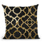 Moroccan Gold Iv Throw Pillow By Color Bakery