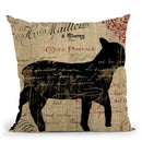 Paris Farms Iii Throw Pillow By Color Bakery