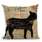 Paris Farms Iii Throw Pillow By Color Bakery
