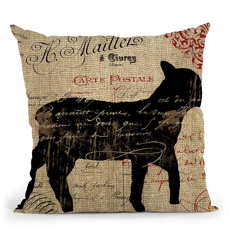 Paris Farms Iii Throw Pillow By Color Bakery