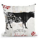 Ferme I Throw Pillow By Color Bakery