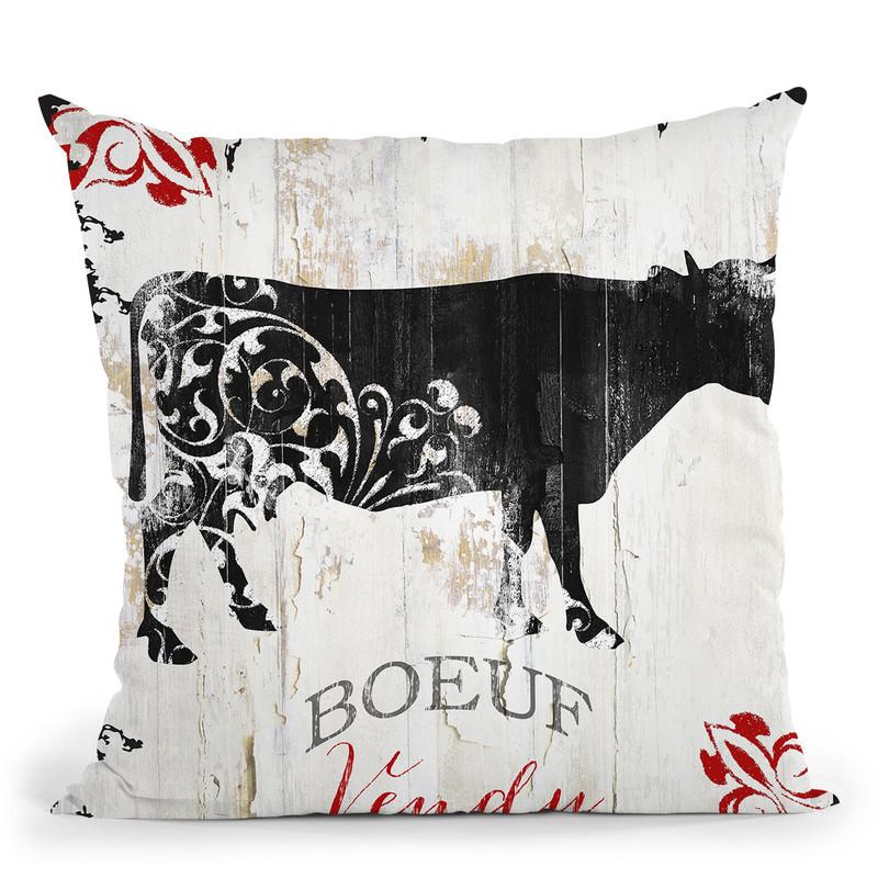Ferme I Throw Pillow By Color Bakery